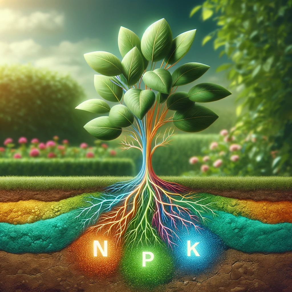 ·E 2024 03 10 03.45.49   An illustrative image showing a healthy plant with a vibrant root system absorbing essential nutrients from the soil. The image creatively represents .webp