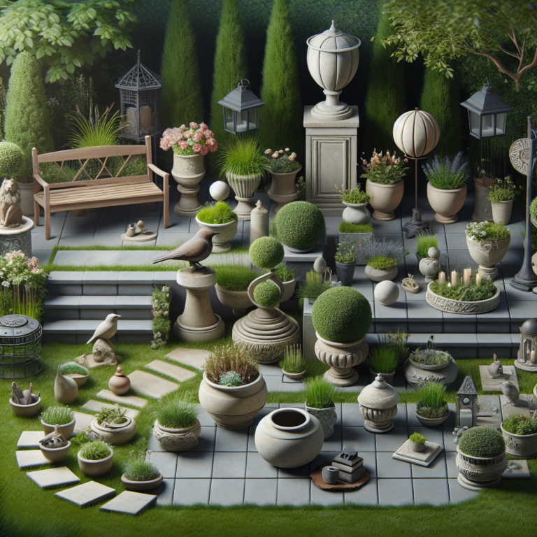 Curated visual reference: Picture Idea: 10 Stunning Concrete Garden Decor Ideas To Transform Your Outdoor